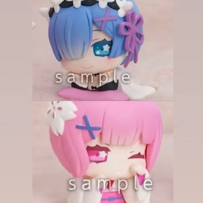 [BUNJANG] Re:Zero Ram & Rem Onemutan Figure Bundle Set / 리제로 렘 & 람 오네무탄 피규어 일괄 판매