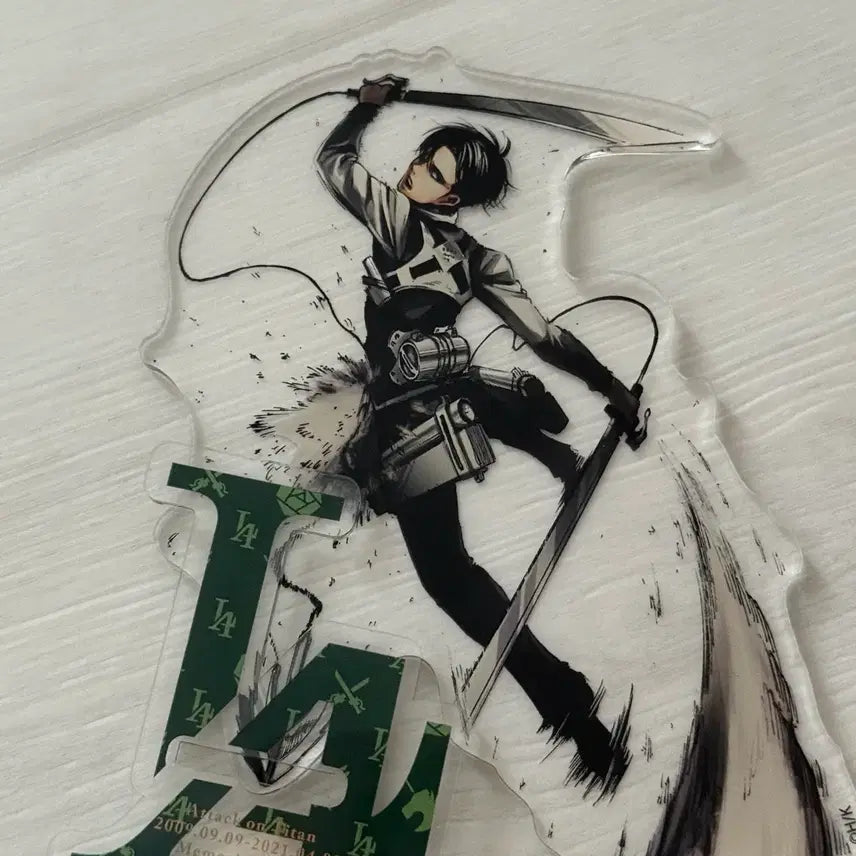 [BUNJANG] Attack on Titan Levi Original Art Exhibition Acrylic Standee / 진격의 거인 리바이 원화전 전시회 아크릴