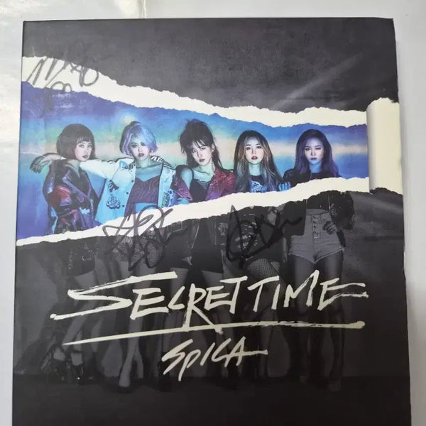 [BUNJANG] SPICA SECRET TIME Signed CD / 스피카 SECRET TIME 전원싸인 cd 입니다