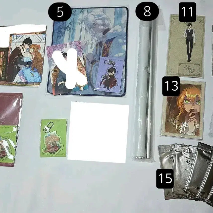 [BUNJANG] She Went to the Duke's Mansion Limited Edition Goods Set / *9월까지판매* 그녀가 공작저로 가야 했던 사정 한정판 부록 뱃지 그공사 엽서 키링 로판