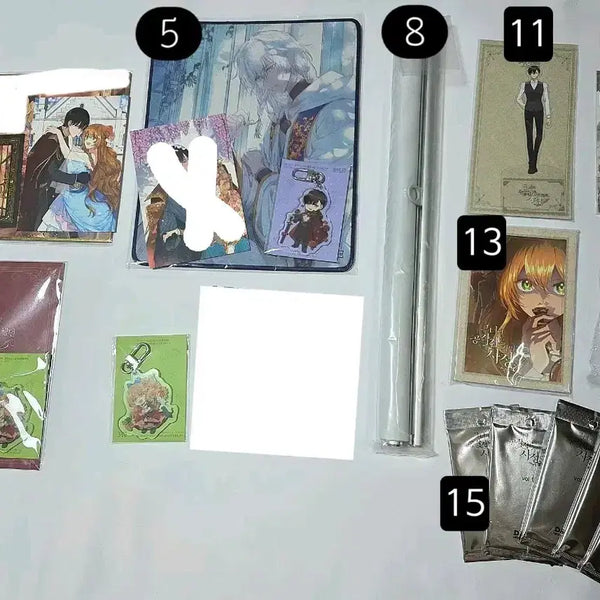 [BUNJANG] She Went to the Duke's Mansion Limited Edition Goods Set / *9월까지판매* 그녀가 공작저로 가야 했던 사정 한정판 부록 뱃지 그공사 엽서 키링 로판