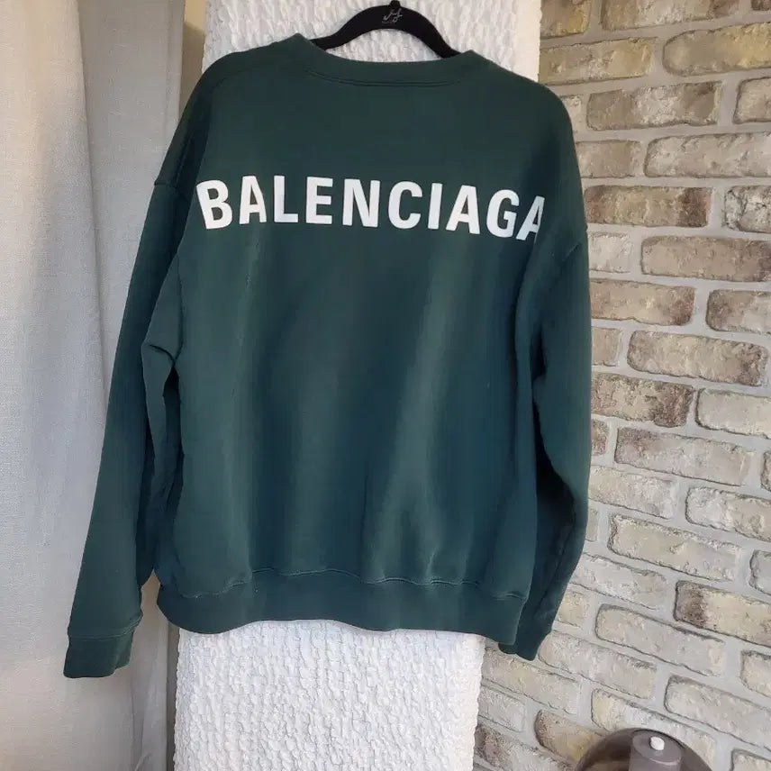 [BUNJANG] Balenciaga Swt Sweatshirt Green / 발렌시아가 스읫 맨투맨 그린