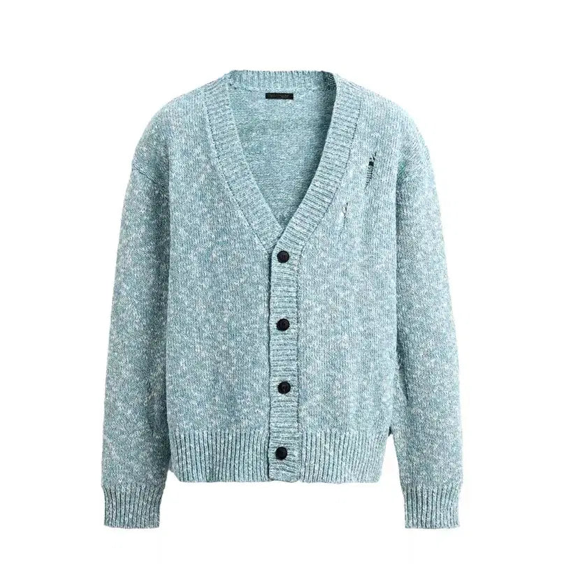 [BUNJANG] Zara Distressed Torso Cardigan M / Zara 디스트로이드 토르살 가디건 M