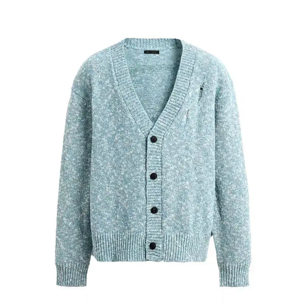 [BUNJANG] Zara Distressed Torso Cardigan M / Zara 디스트로이드 토르살 가디건 M