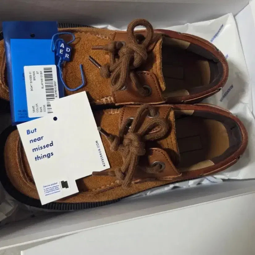 [BUNJANG] Ader Error Curve BS01 Boat Shoes Brown EU37 / 아더에러 Curve BS01 240mm EU37