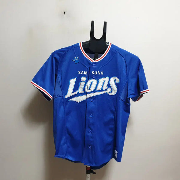 [BUNJANG] Samsung Lions Baseball Jacket / 삼성라이온즈 반팔 야구점퍼/95