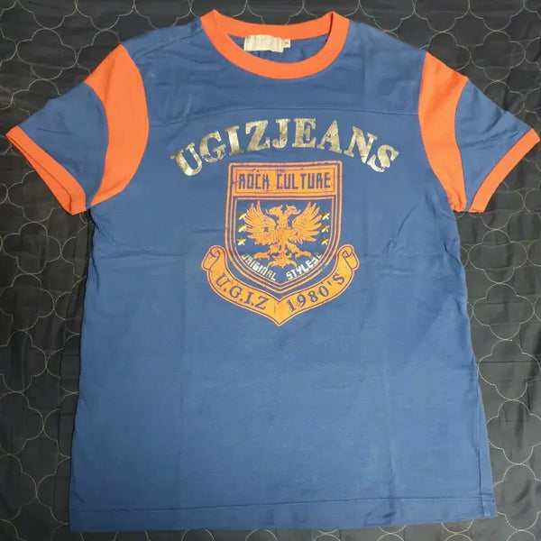 [BUNJANG] UGIZ 80s Rock Style Y2K Color Block Ringer T-Shirt (M) / (빈티지) UGIZ 80s 락 스타일 Y2K 배색 반팔 링거티 (M)