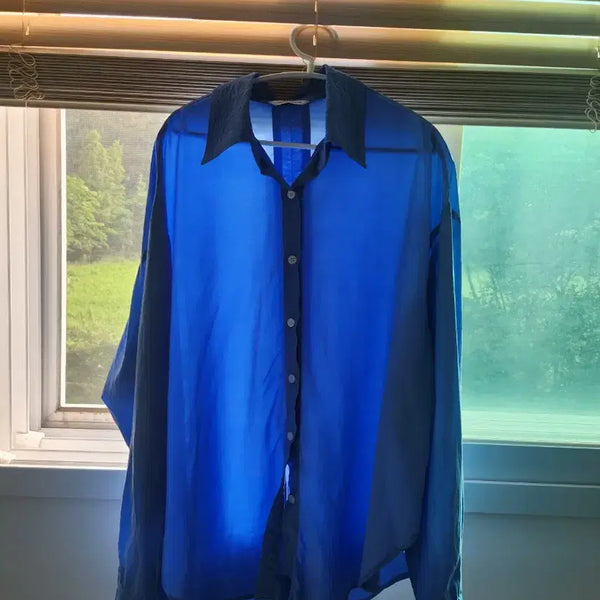 [BUNJANG] Codes Combine Blue Dress Shirt / 코데즈컴바인셔츠