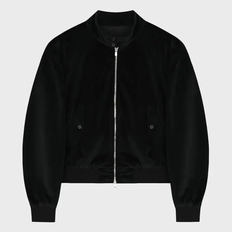 [BUNJANG] JNE J38 Velvet Barokuta Jacket Black / 준느 JNE J38 벨벳 바루쿠타 자켓 블랙