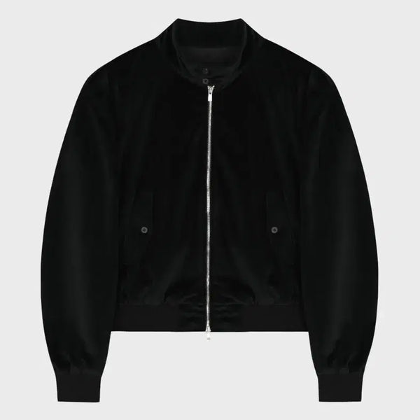 [BUNJANG] JNE J38 Velvet Barokuta Jacket Black / 준느 JNE J38 벨벳 바루쿠타 자켓 블랙