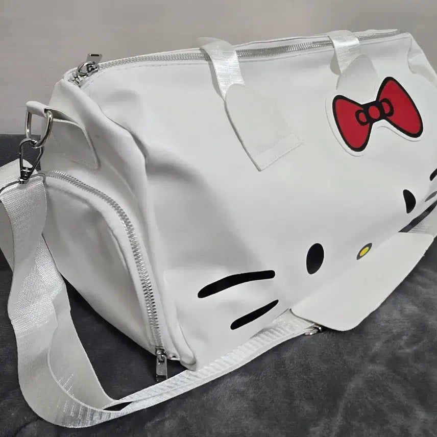 [BUNJANG] Kitty Boston Bag White / 키티보스턴백