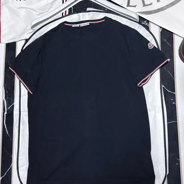 [BUNJANG] Moncler Slim Fit Cotton Short Sleeve T-Shirt XXL / [XXL]몽클레어 슬림핏 코튼 반팔
