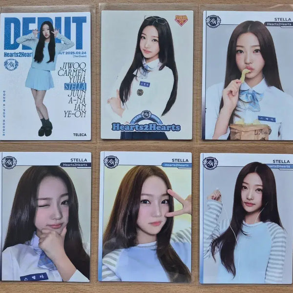 [BUNJANG] KPOP Rookie Hatsutohates Stella Photocard Set / 2025 테레카 KPOP 루키 하츠투하츠 스텔라 포토카드 6장랏 판매