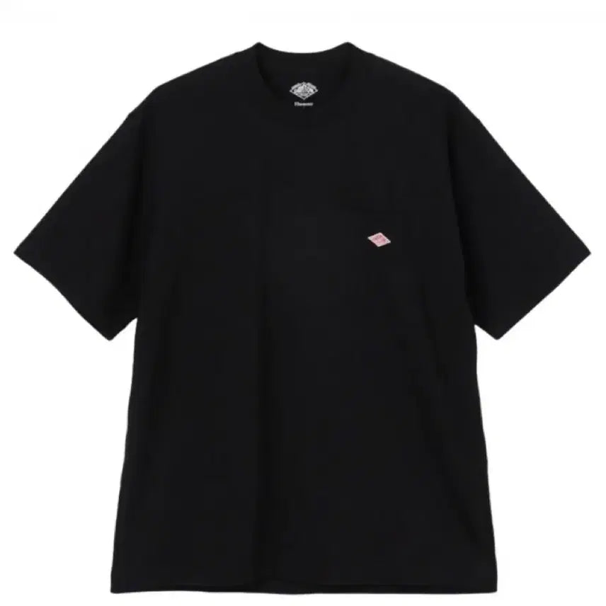 [BUNJANG] DANTON Plain Short Sleeve Pocket T-Shirt Black / 단톤 플레인 숏슬리브 포켓 반팔 티셔츠 블랙 [L]