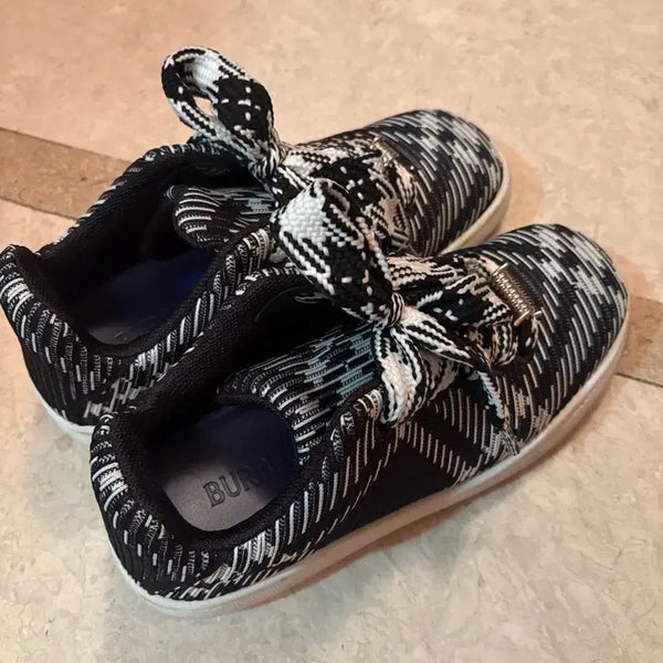 [BUNJANG] Burberry Sneakers Black/White Pattern Size 42 / 버버리 스니커즈 42사이즈 (정품)