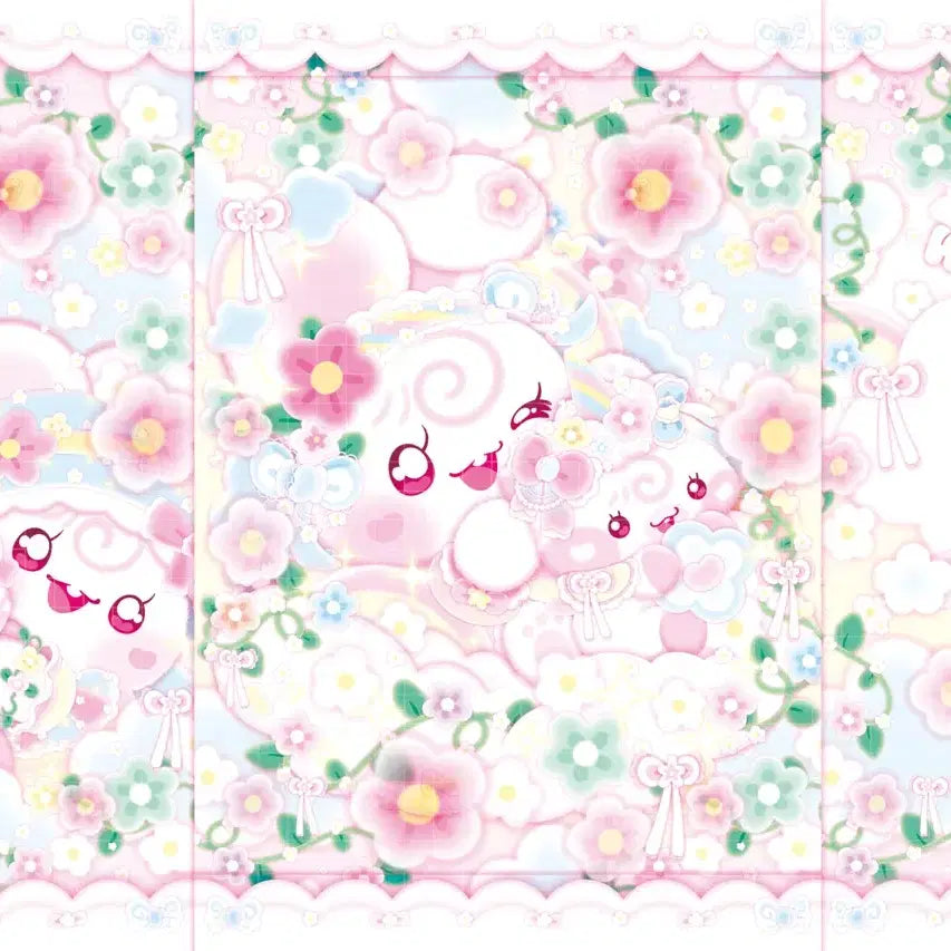[BUNJANG] Spring Unicorn Lawn A4 Wrapping Paper Set / 봄의 유니콘 잔디 A4 랩핑지