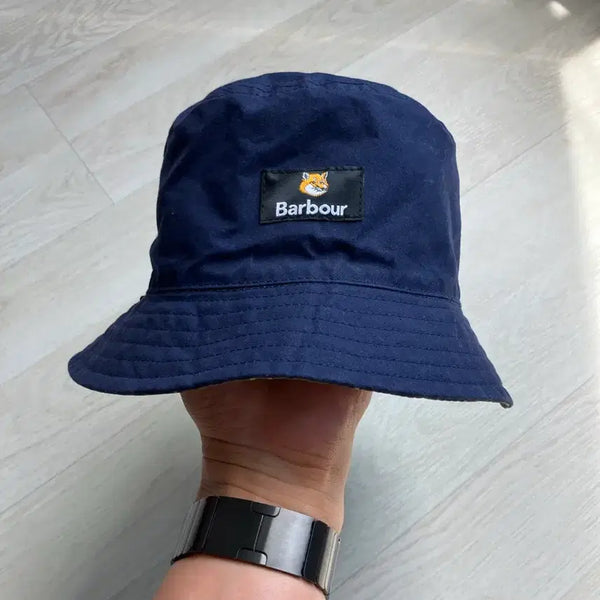[BUNJANG] Barbour x Maison Kitsuné Reversible Bucket Hat XS/S / 바버 메종키츠네 리버서블 버킷햇 XS/S