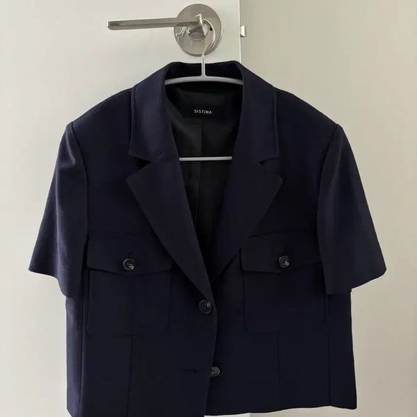 [BUNJANG] Sistina Short Sleeve Jacket / 시스티나 반팔 자켓