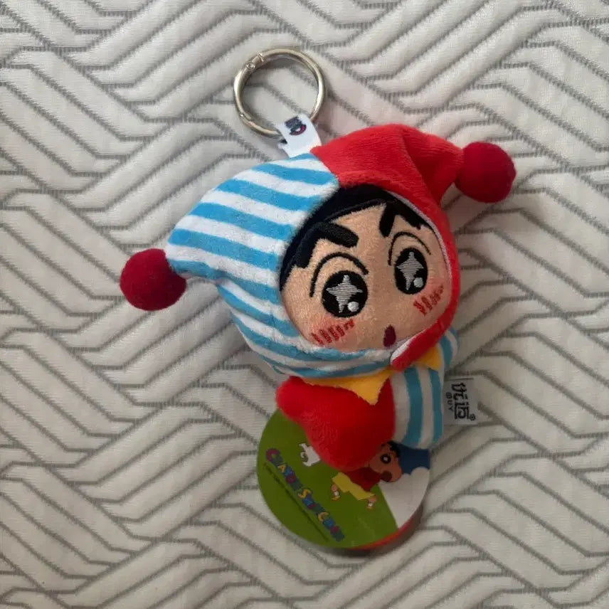 [BUNJANG] Pierrot Crayon Shin-chan Figure Keyring / 삐에로 짱구 키링