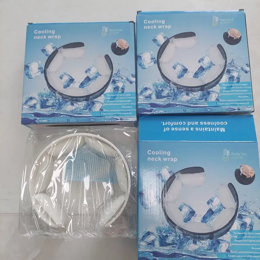 [BUNJANG] Cooling Ice Neckband 3-Piece Bundle / 새상품) 화이트 쿨링 아이스 넥밴드 3개 일괄