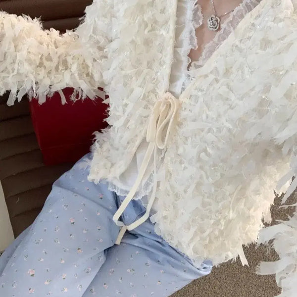 [BUNJANG] Bycinny Lace Cardigan / 바이씨니 레이스 가디건(주말만할인)