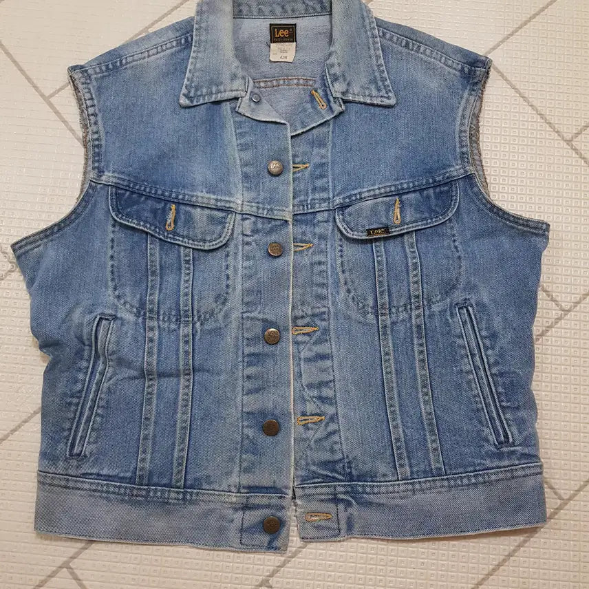 [BUNJANG] 80s Denim Vest / 80s 리101j  청조끼  42