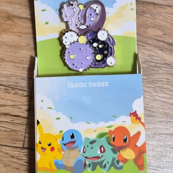 [BUNJANG] Isaac Toast Pokemon Mewtwo Badge / 이삭토스트 포켓몬 뱃지 뮤츠