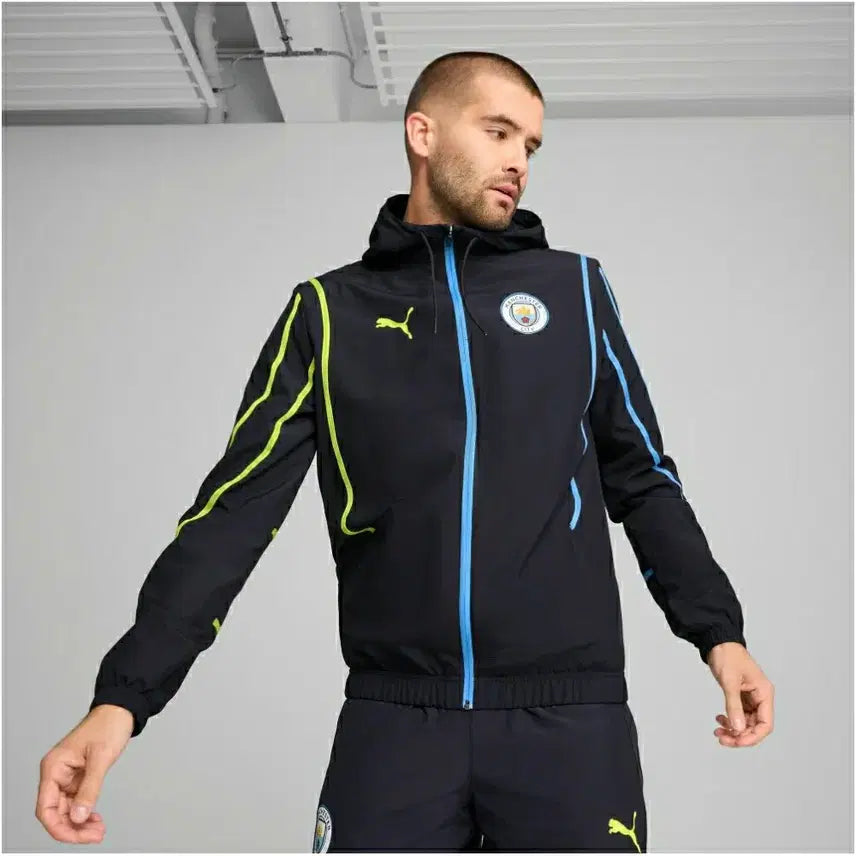 [BUNJANG] Puma Manchester City Official Pre-Match Woven Jacket XL / 정품 푸마 맨체스터 시티 프리매치 우븐자켓 105 xl