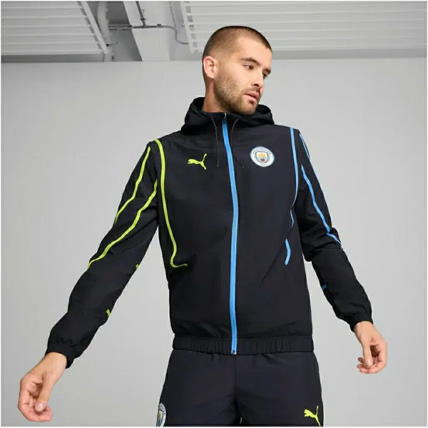 [BUNJANG] Puma Manchester City Official Pre-Match Woven Jacket XL / 정품 푸마 맨체스터 시티 프리매치 우븐자켓 105 xl