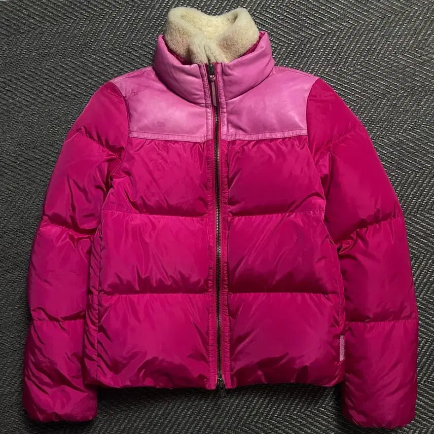 [BUNJANG] Coach Women's Down Puffer Cropped Padding Pink / 코치 우먼스 다운 푸퍼 크롭 패딩 핑크o 5864