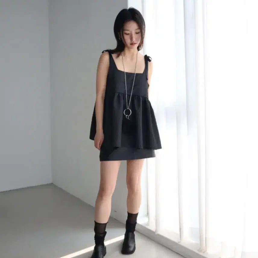 [BUNJANG] Nobiyaka Ribbon Blouse / 노비야카 리본 블라우스