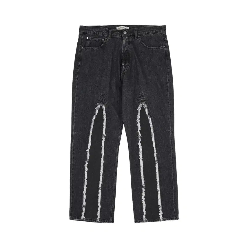 [BUNJANG] Our Legacy Third Cut Slash Denim Black Jeans / [36] 아워레가시 써드컷 슬래시 데님 블랙