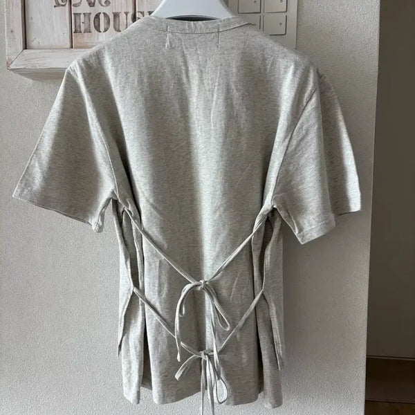 [BUNJANG] RavieD String Layered T-Shirt / 라비드 스트링 레이어드 티셔츠