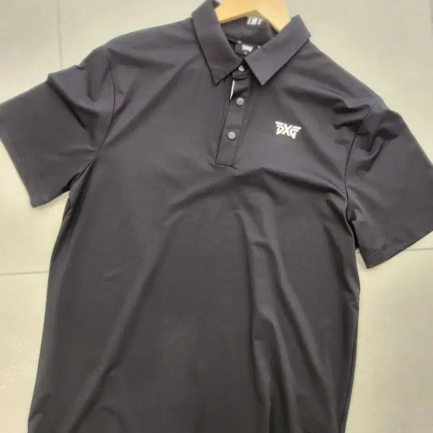 [BUNJANG] PXG Golf Wear Black XL Short Sleeve Polo Shirt / PXG 골프웨어 반팔 카라티 블랙 XL