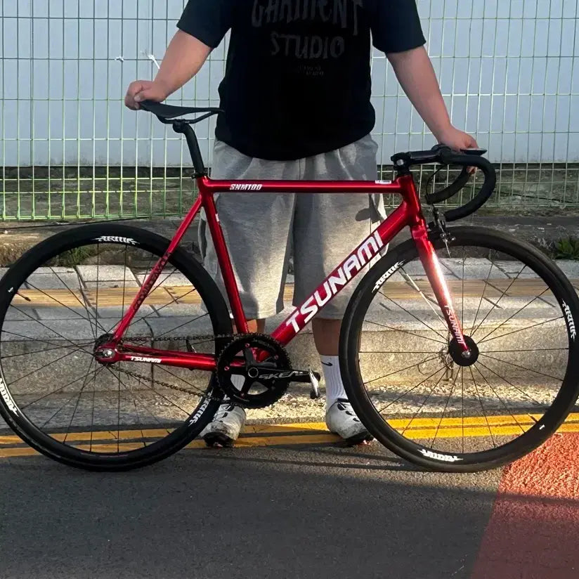 [BUNJANG] Tsunami Red Wine L Size Complete Bike / 쓰나미 레드와인 개급처 가격던짐