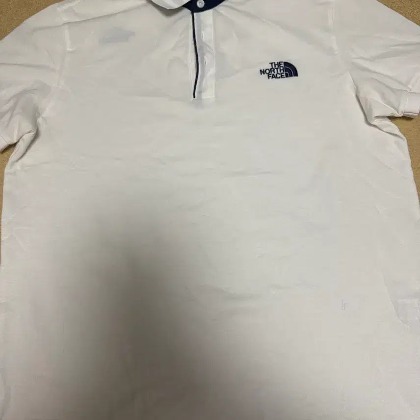 [BUNJANG] The North Face White Short Sleeve Polo Shirt / 노스페이스 반팔 카라티 화이트