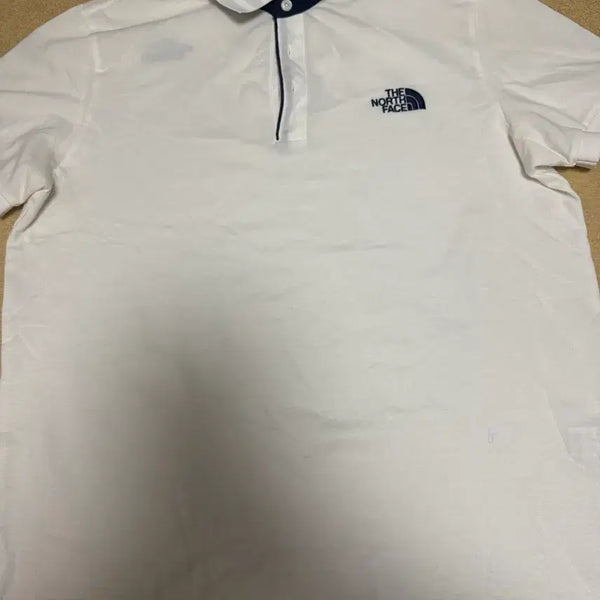 [BUNJANG] The North Face White Short Sleeve Polo Shirt / 노스페이스 반팔 카라티 화이트