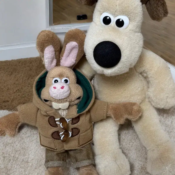 [BUNJANG] Wallace & Gromit Hutch Plush Set / 월레스와 그로밋 허치 인형