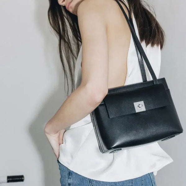 [BUNJANG] Monde Monde Classic Square Bag / 몽드몽드 클래식스퀘어백