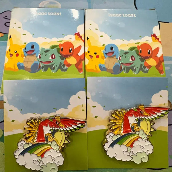 [BUNJANG] Isak Toast Pokemon Badge Moltres / 이삭토스트 포켓몬뱃지