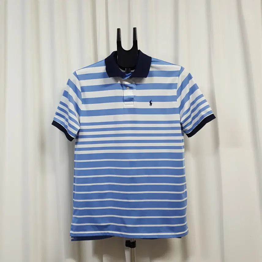 [BUNJANG] Polo Ralph Lauren Men's Striped Short Sleeve T-Shirt / 폴로 랄프로렌 남성 기능성 단가라 반팔 티셔츠 100추천 오일장 0331