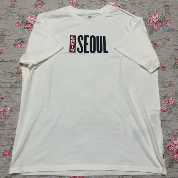 [BUNJANG] Levi's Seoul Logo T-Shirt XL / 리바이스 서울 SEOUL 로고 반팔 티셔츠 XL