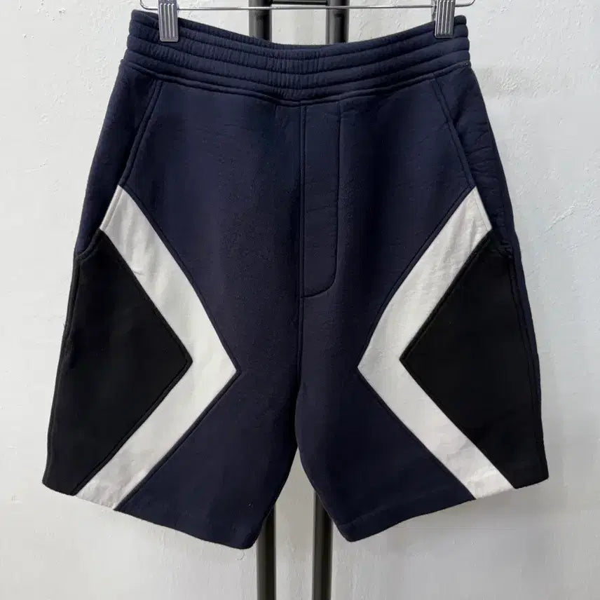 [BUNJANG] Neil Barrett Men's Color-Block Training Shorts / 정품) 닐바렛 남성 배색 트레이닝 반바지 S