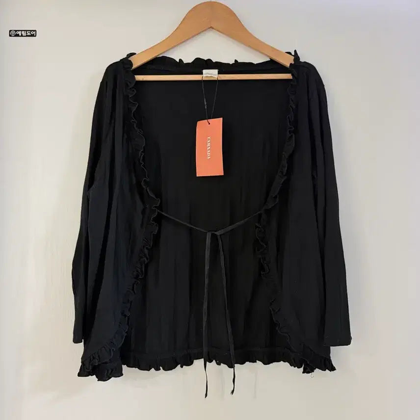[BUNJANG] Vintage Fairy Black Cardigan / 일본빈티지 페어리 블랙 가디건