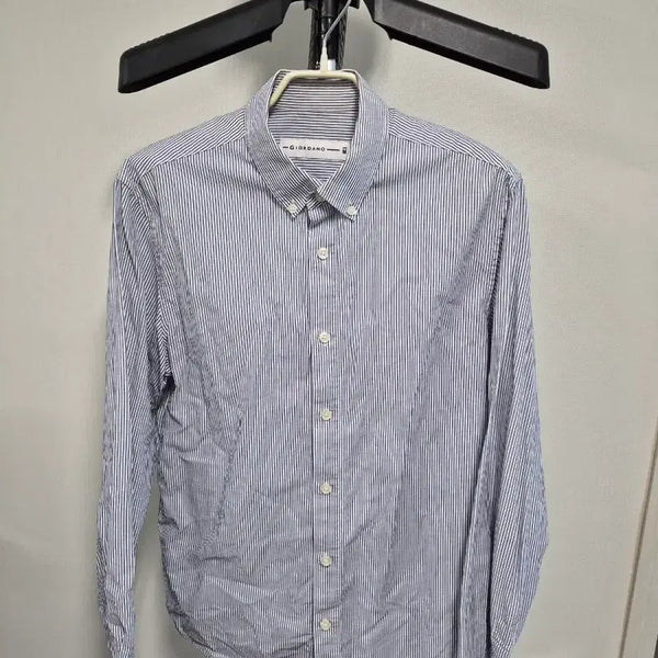 [BUNJANG] Giordano Striped Shirt (M) / 남성  지오다노스트라이프셔츠(M