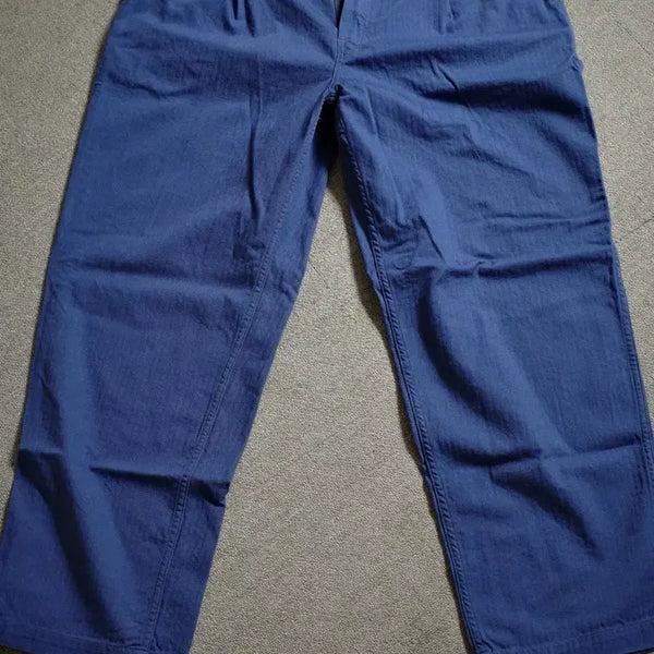 [BUNJANG] POST OVERALLS California Peg Top Pants HBT Blue XL / 포스트오버롤즈 켈리포니아 페그톱 팬츠 HBT blue XL