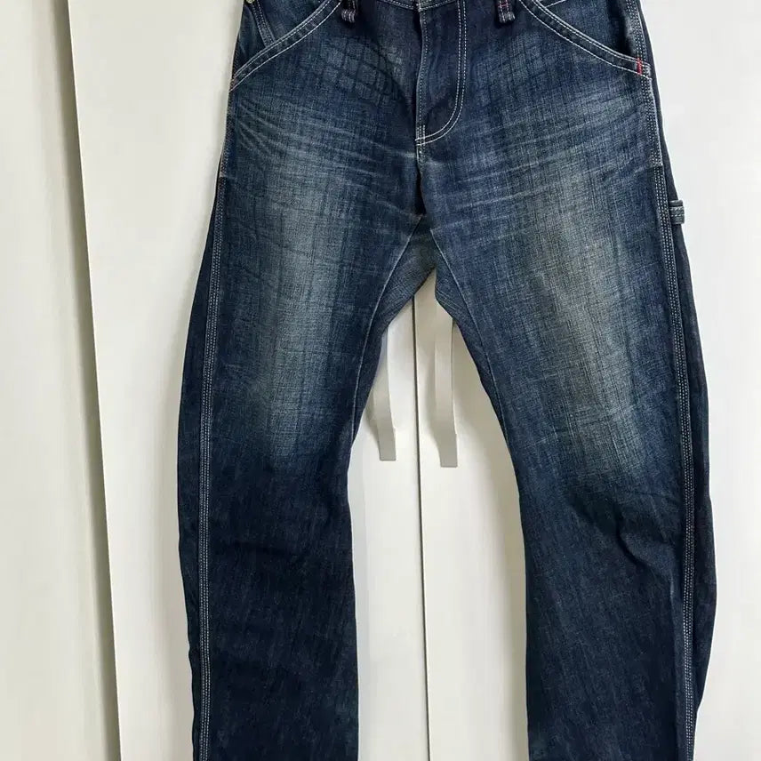 [BUNJANG] Edwin EG2252 Carpenter Denim Curve Jeans Pants M / EDWIN EG2252 카펜터 데님 커브진 팬츠 M