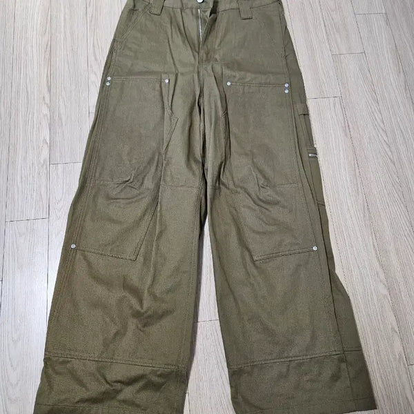 [BUNJANG] Ea Nu-mac Carpenter Pants Brown Beige / [m] 이에이 nu-mac 카펜터 팬츠 브라운 베이지