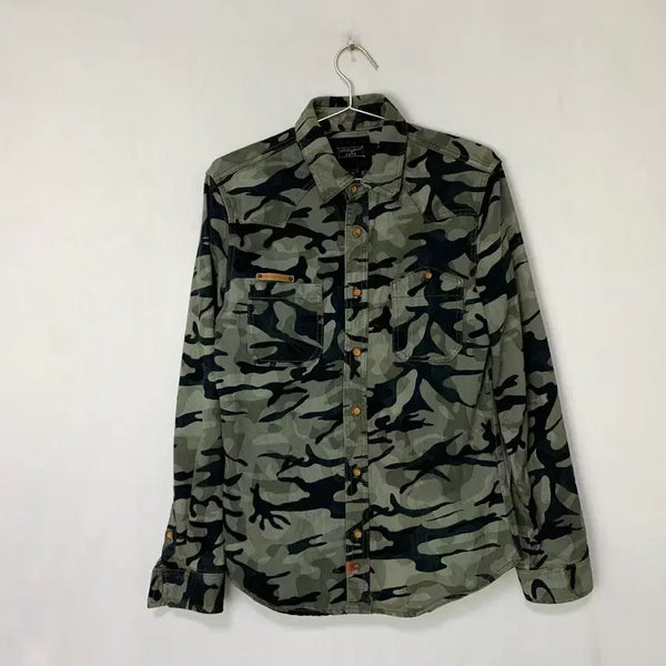 [BUNJANG] Buckaroo Vintage Y2K Military Cotton Shirt Jacket / Buckaroo 빈티지 버커루 y2k 밀리터리 코튼 셔츠 자켓 90 M