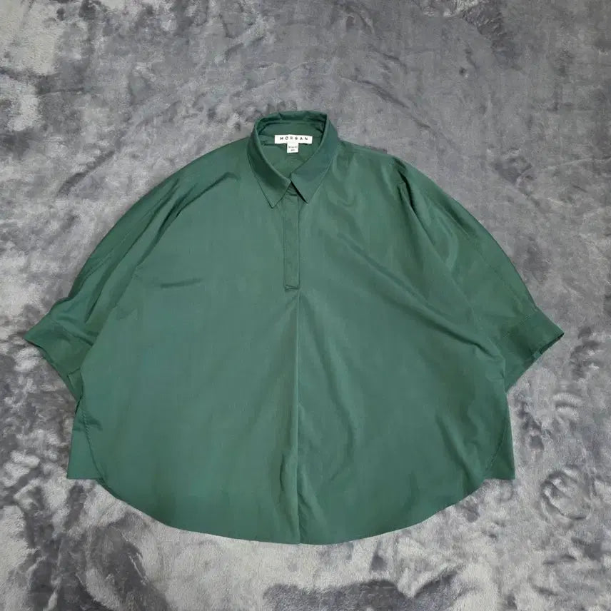 [BUNJANG] Morgan Women's Oversized Short Sleeve Blouse / (66)여성 모르간 오버핏 반팔 블라우스